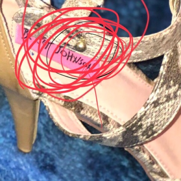 Betsey Johnson taupe 9.5 heels 👠. NWOB - Picture 2 of 7